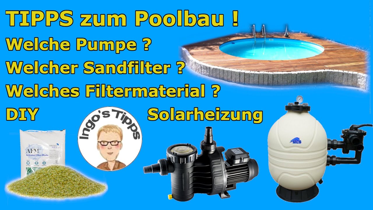 Build your own Swimmingpool in your Garden many Tips - YouTube