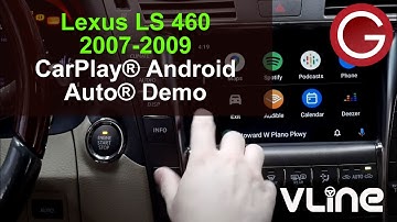 CarPlay Android Auto Installed Lexus LS 460 2007 2008 2009 w/ VLine VL2 Infotainment System LEX5LS