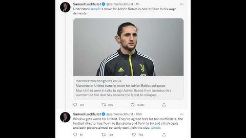 BREAKING: RABIOT SNUBS MANCHESTER UNITED