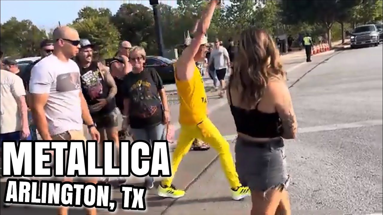 Metallica Walk Through  AT&T Stadium, Arlington, TX 2023.