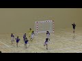 20191215福岡県高校新人ハンドボール（女子）準々決勝 筑紫女学園vs香椎（前半）