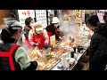 직원만 10명?! 새벽부터 줄서서 먹는 1등 어묵 분식집 / spicy rice cake "Tteokbokki" / korean street food