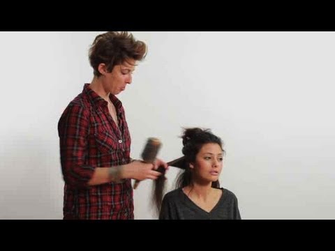 how-to-straighten-hair-with-round-brush-|-cute-hairstyles