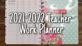 2021-2022 Teacher Work Planner | Big Vertical Happy Planner | Part 1: All the Sections!
