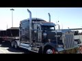 awesome kenworth w900 with oversize load