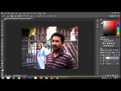 How to Blur photo background in Photoshop (Hindi)