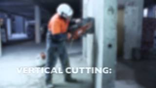 How to cut with a power cutter in a safe and efficient manor