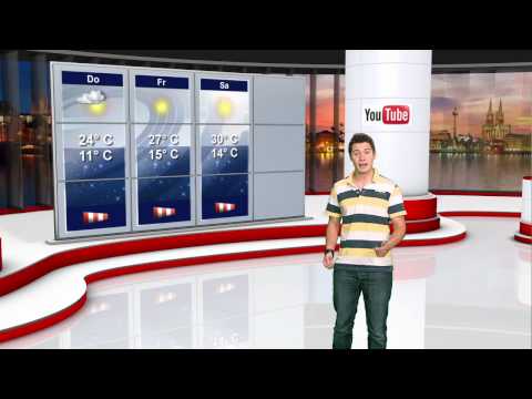 19.08.2010 Youtube Deutschland-Wett...  heute Wettervorhersage Wetterbericht Alexander Heimann Wetter