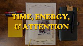 Using Paper is the Best in Managing Time Energy and Attention T E A - My Productivity System