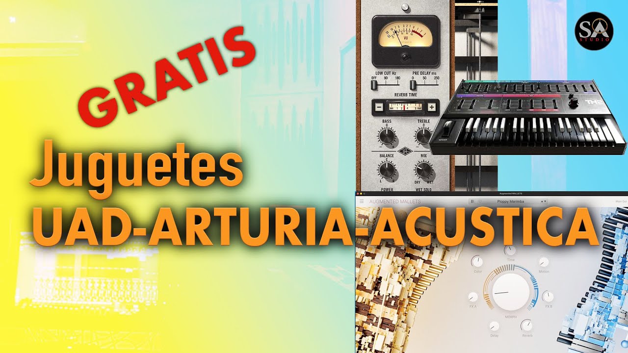 3 GRANDES Plugins Totalmente GRATIS | UAD + ACUSTICA - ARTURIA