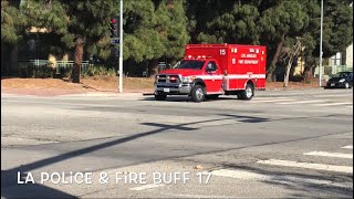 Lafd rescue 15 responding