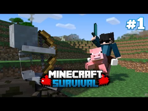 I Start A New Journey | Minecraft Survival Series | Ep 1 - YouTube