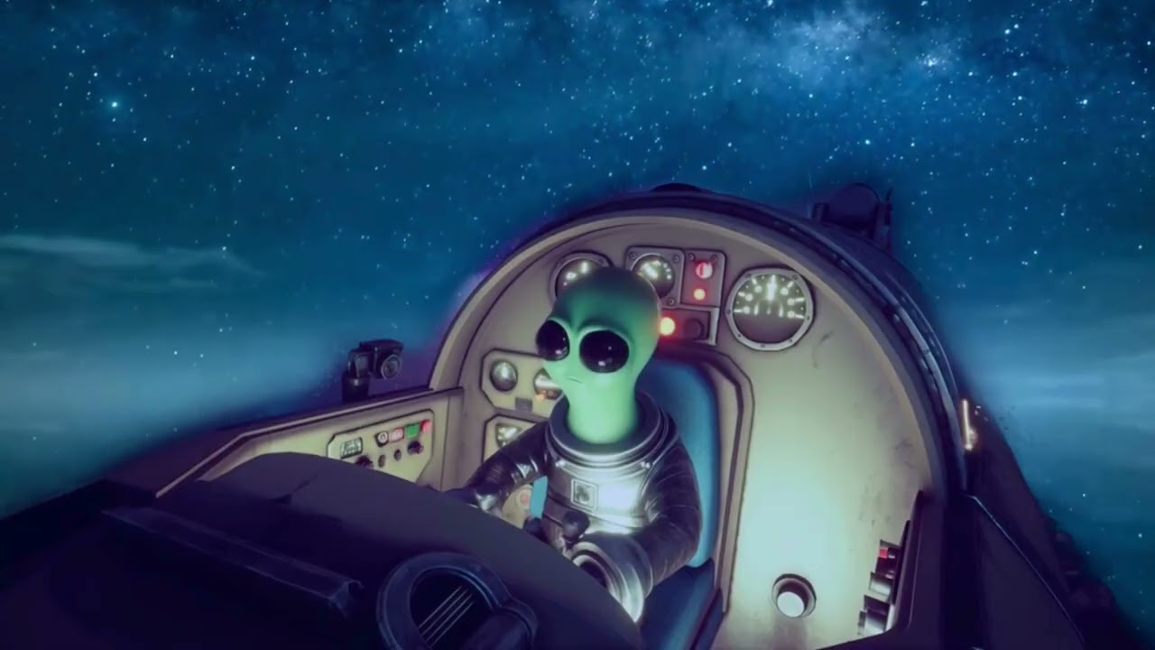 Alien Pilot Sleep | Spaceship Cockpit Ambient • Deep Space Drone Hum • 12 Hours