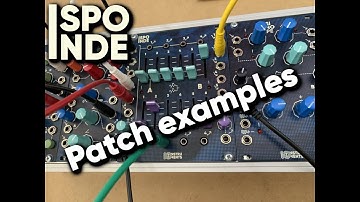 IO Instruments - SPONDE patch examples