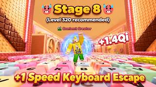 +1 Speed Keyboard Escape Candy and Chocolate | NEW Stage World 2 #roblox screenshot 1