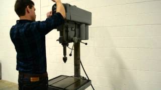 Celebrity Clausing 2276 20" Swing Heavy Duty Variable Speed Drill Press Profile