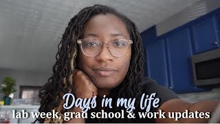 days in my life as a medical lab scientist | happy lab week! (work updates &amp; grad school)