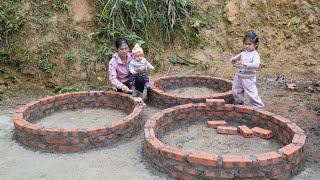 Building flower beds with the kids - The process of cooking delicious dried rice noodles