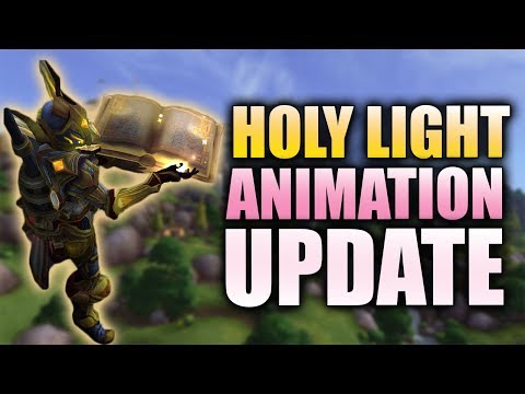 Holy Light Animation Update - The BOOK is BACK! - Patch 8.1 PTR
