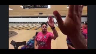 Mith Loutan shoots a 300 during the BIG League Bowling event at AMF Garden City Lanes