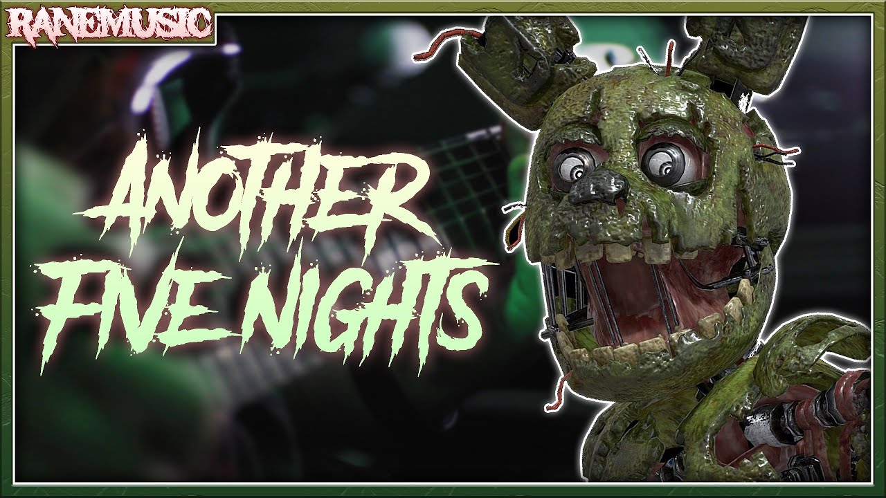 JT Music - Another Five Nights (Metal Cover) FNAF 3 Rap