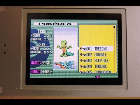 Hoenn National Pokedex Gameboy  BitBuilt - Giving Life to Old Consoles