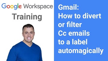 Gmail: How to divert or filter Cc emails to a label automagically #51