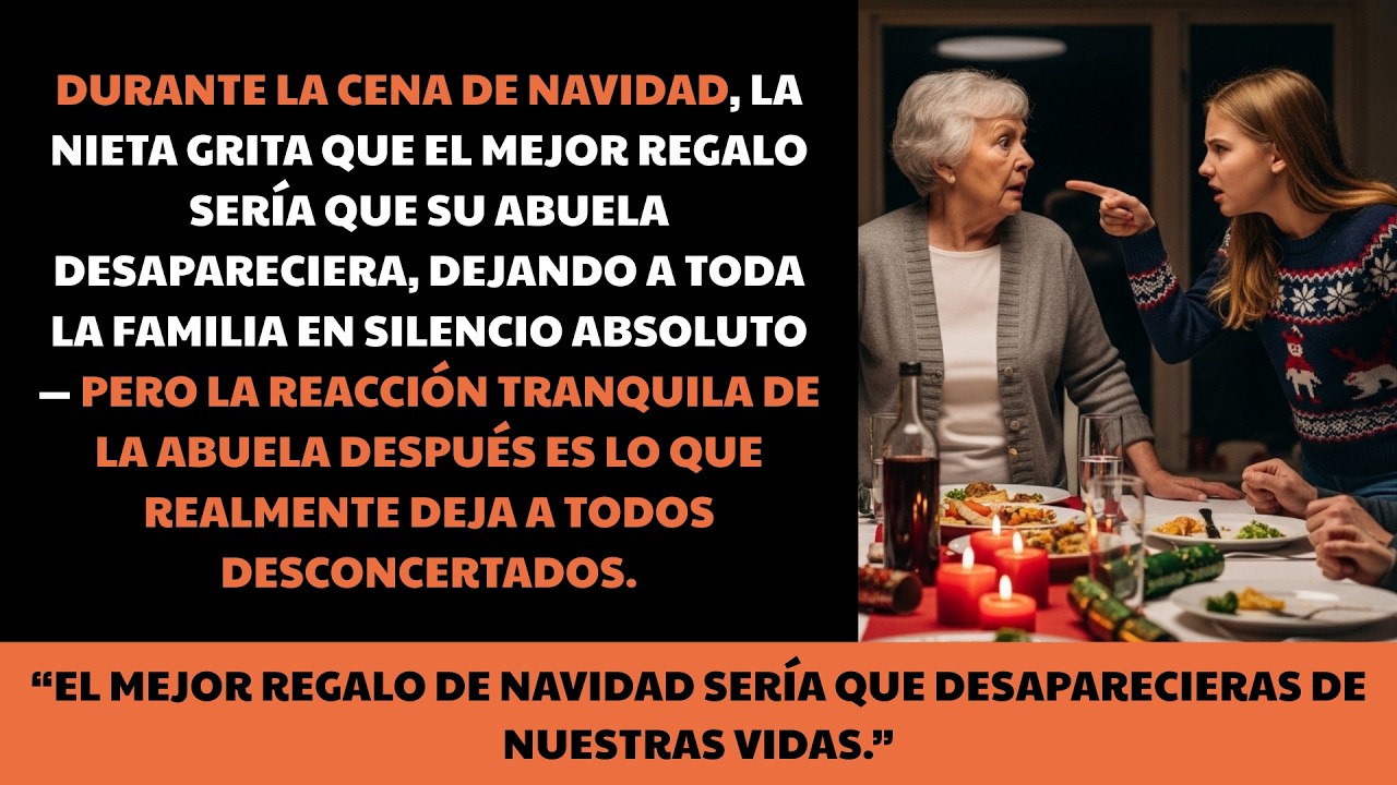 ¡EN NAVIDAD MI NIETA GRITÓ QUE EL MEJOR REGALO SERÍA QUE YO DESAPARECIERA…