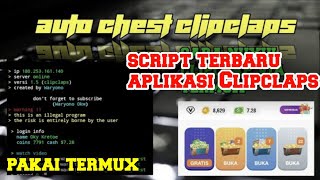 script terbaru aplikasi Clipclaps pakai termux 100% aman