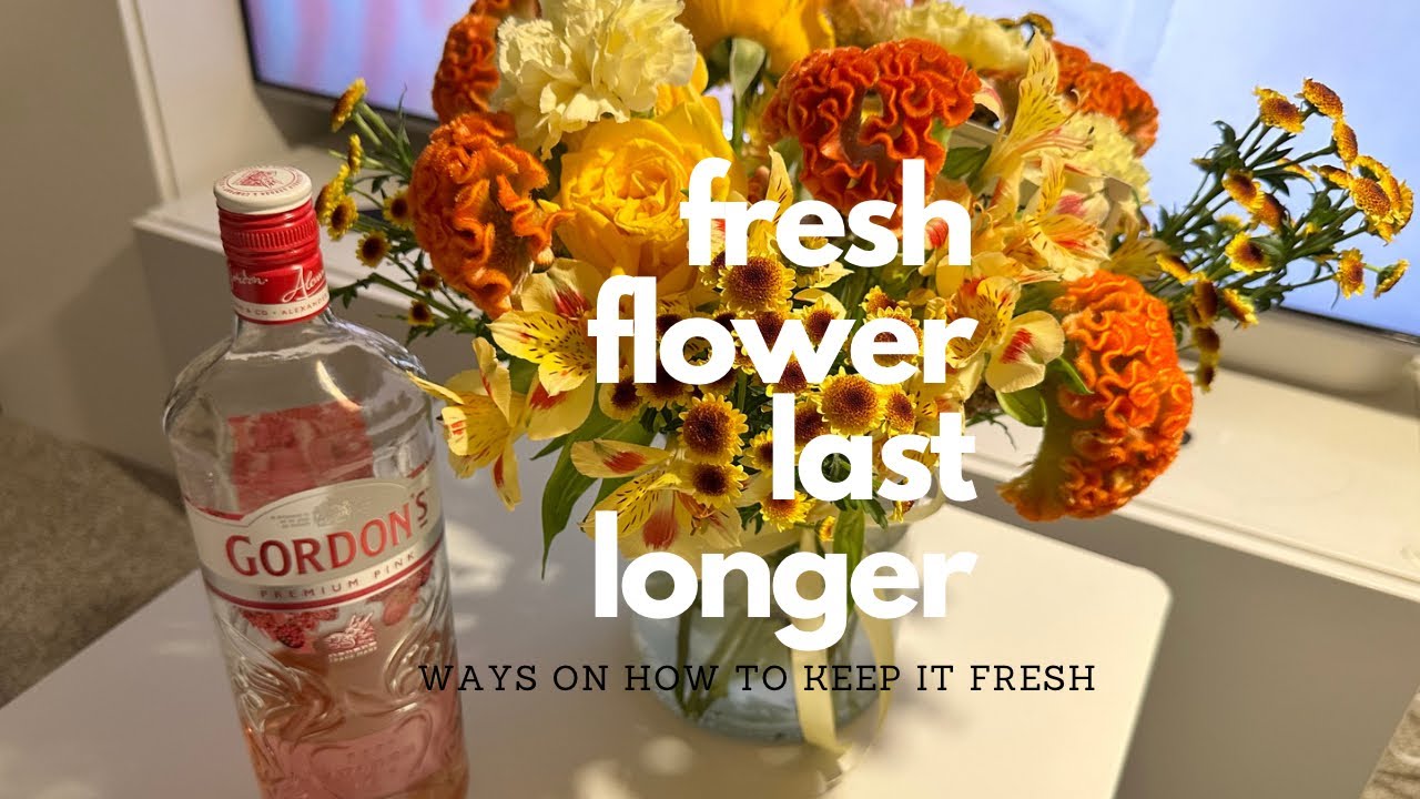 How to make Flowers Last Longer flowers howto diy YouTube