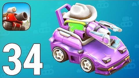 Pico Tanks Gameplay Walkthrough Part 34 - Purple Flash Repair Arc Tank [iOS/Android Games]