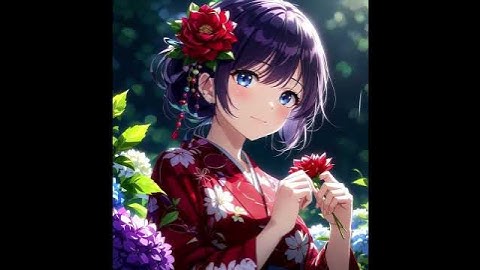 [Draft] Kimono Elegance in Rainy Serenity | AI-Generated Art (SDXL, HiDream, FramePack)
