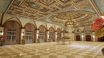 Unreal engine Baroque Styled Ballroom Interior