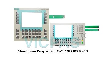 Keypad Switch For Siemens OP177 OP270 6AV6642-0DA01-1AX0 Repair With Touch Screen, Display Replace