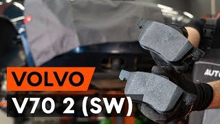 tagumine ja eesmine Piduriklotsid paigaldamine VOLVO XC70 CROSS COUNTRY: tasuta video