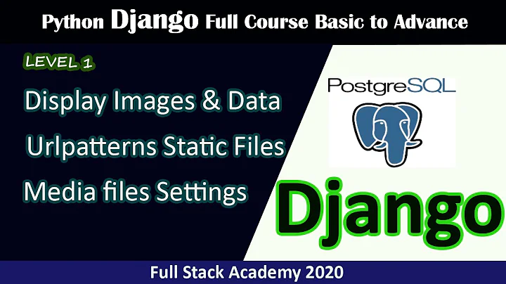 Python Django Tutorial in Hindi Urdu | Display Data images in Django | Media Files setting in Django