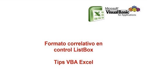 Formato correlativo en control  ListBox VBA