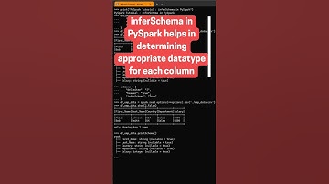 PySpark inferSchema - 006 #pyspark #inferSchema