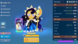 CookieRun: ToA - Legendary Moonlight Cookie Max Lvls, Skills, Weapon &amp; 2nd Anniversary equipments