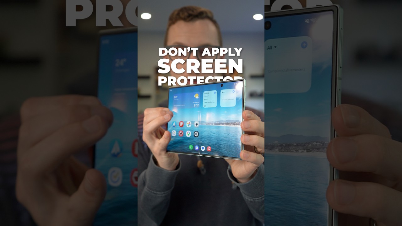 Don’t Replace Your Fold 8 Screen Protector 👀#GalaxyFold8 #Samsung #TechTips