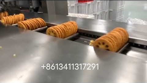 WENVA Biscuit Sandwiching with On-Edge Packing Machine