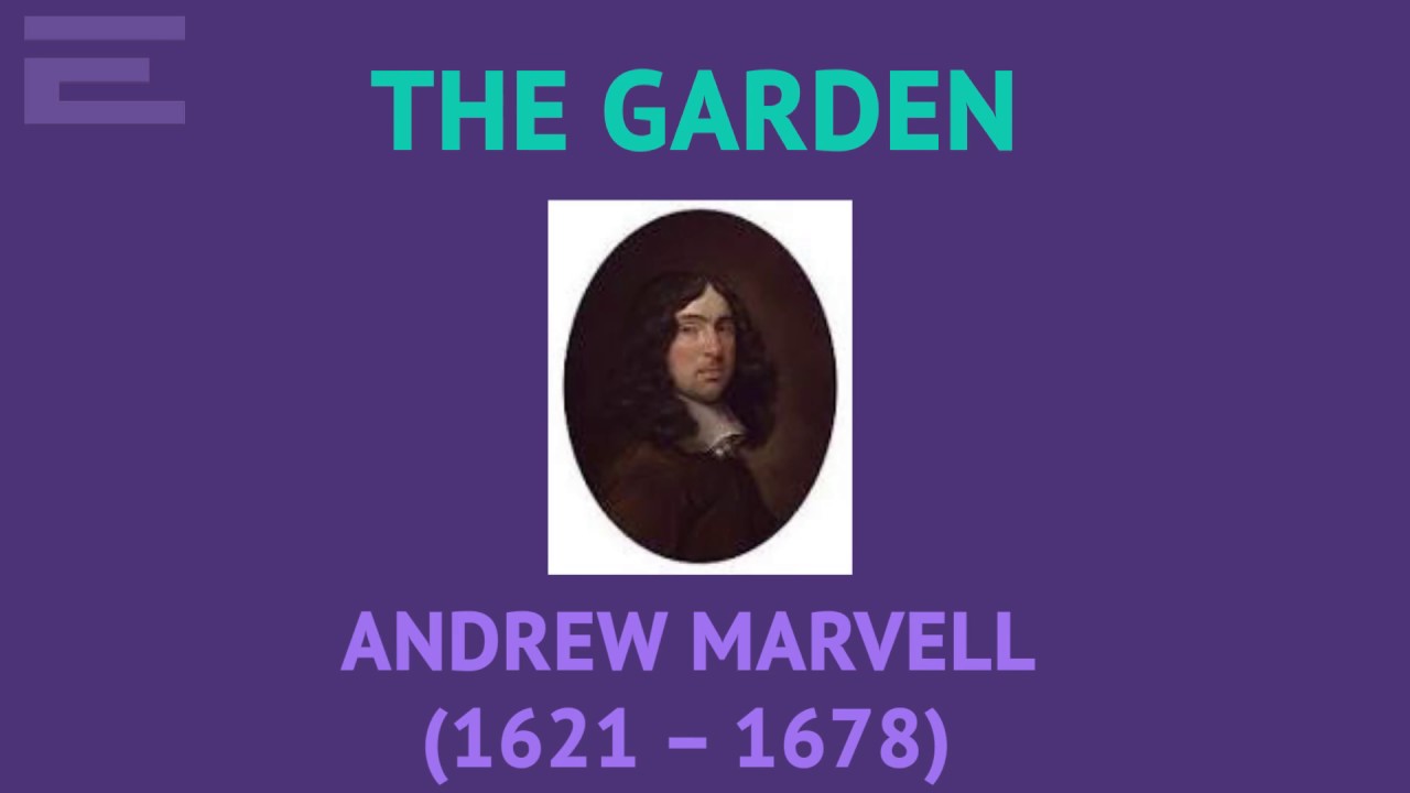 The Garden Andrew Marvell Trb Polytechnic English Elite