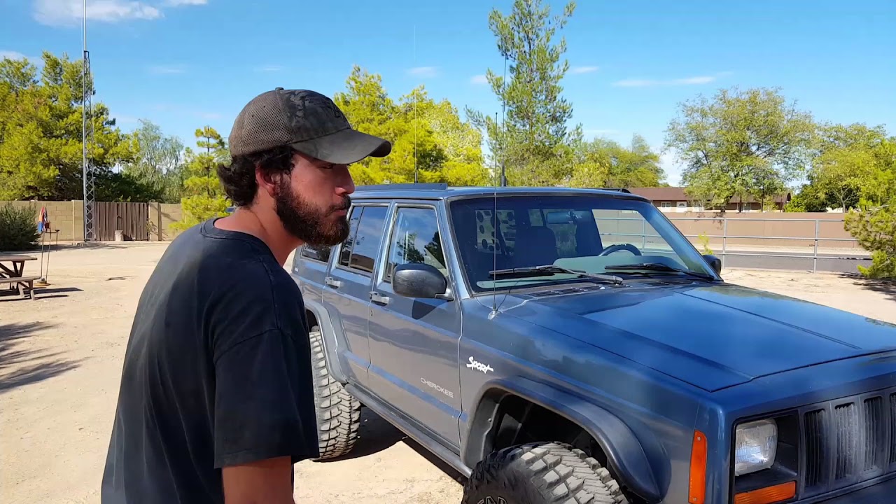 Ham radio in Jeep XJ YouTube