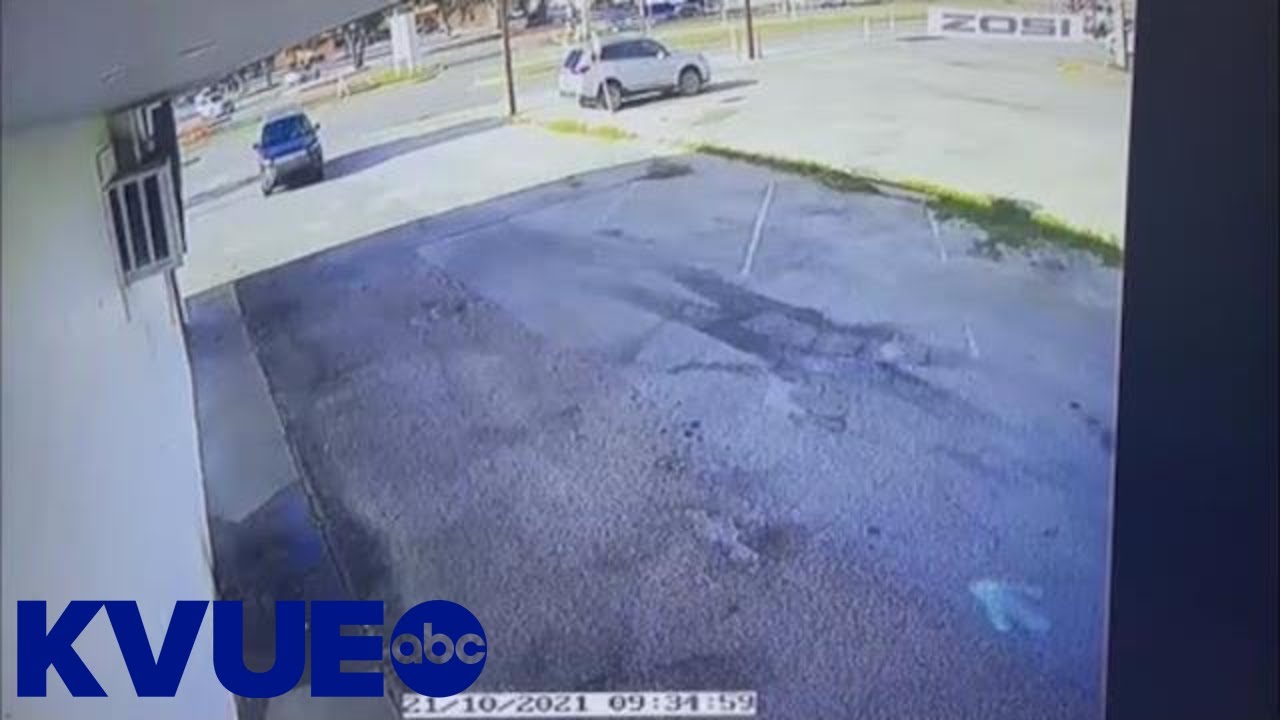 VIDEO: Car crashes into Conans Pizza South, involved in hit and run hours later | KVUE