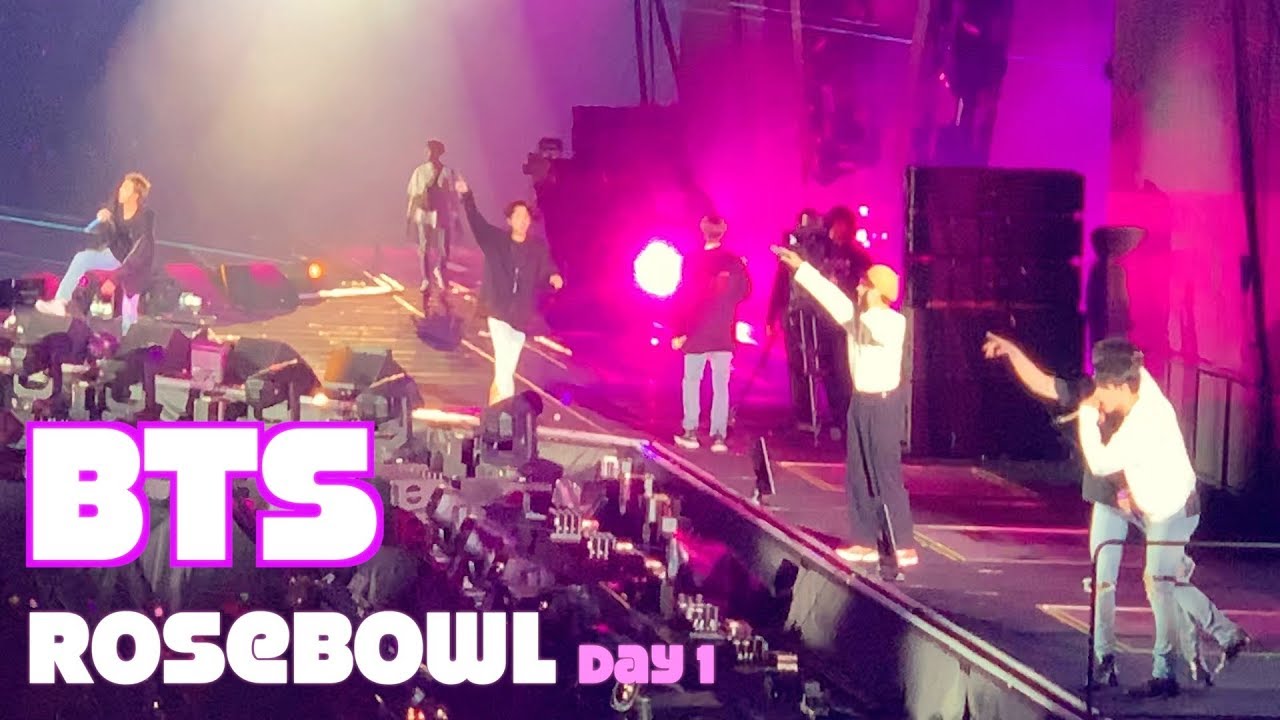 Bts Rosebowl D1 Sec 20 H Row 19 Seat 110 Vlog (11 Full Songs + Mv +  Endingments) - Youtube