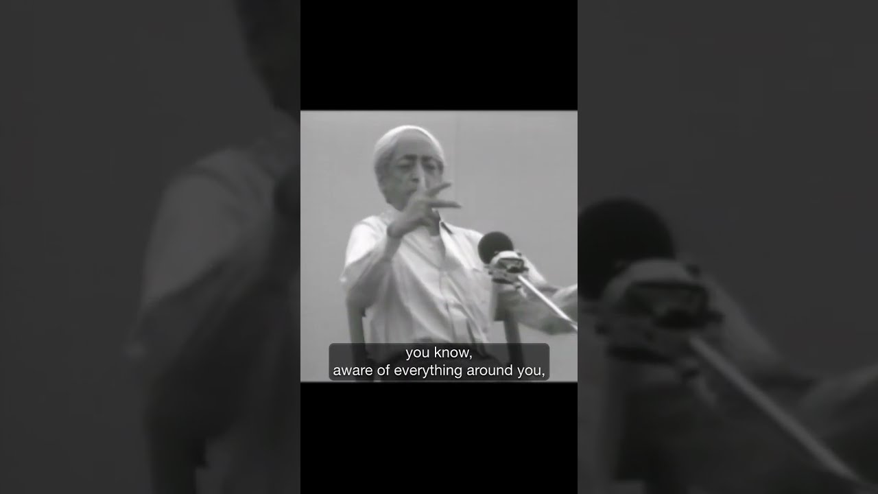 What Is It To Be Aware Krishnamurti Shorts