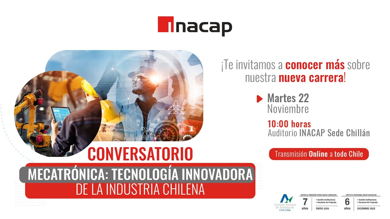 Conversatorio Mecatrónica: Tecnología innovadora de la industria chilena