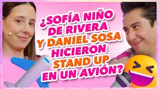 ¿Sofía Niño de Rivera y Daniel Sosa hicieron Stand Up en un avión?