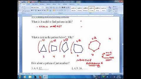 GEO 1 1 Finding and Describing Patterns