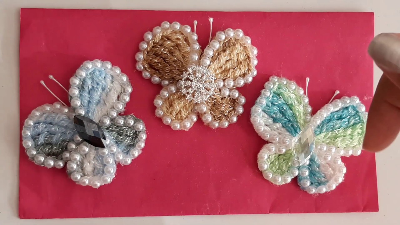 Mariposas a crochet muy facil de - tutorial de ganchillo - todo en crochet - YouTube